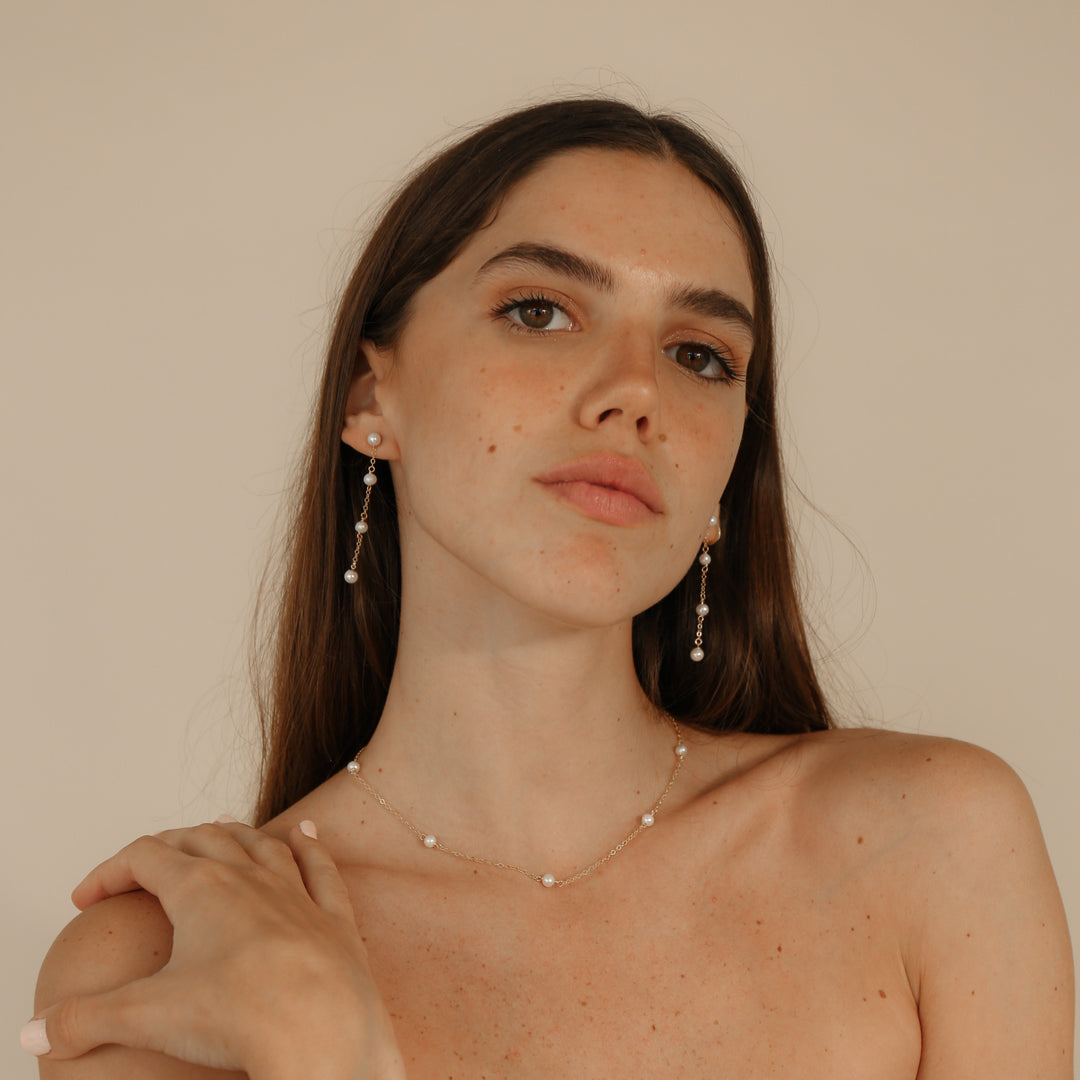 Pearl Satellite Necklace