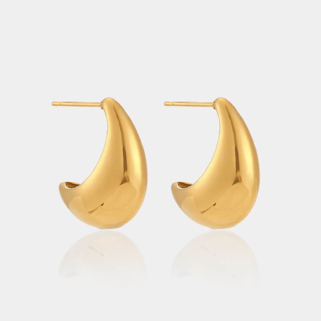 Baby Dome Drop earrings gold #color_gold