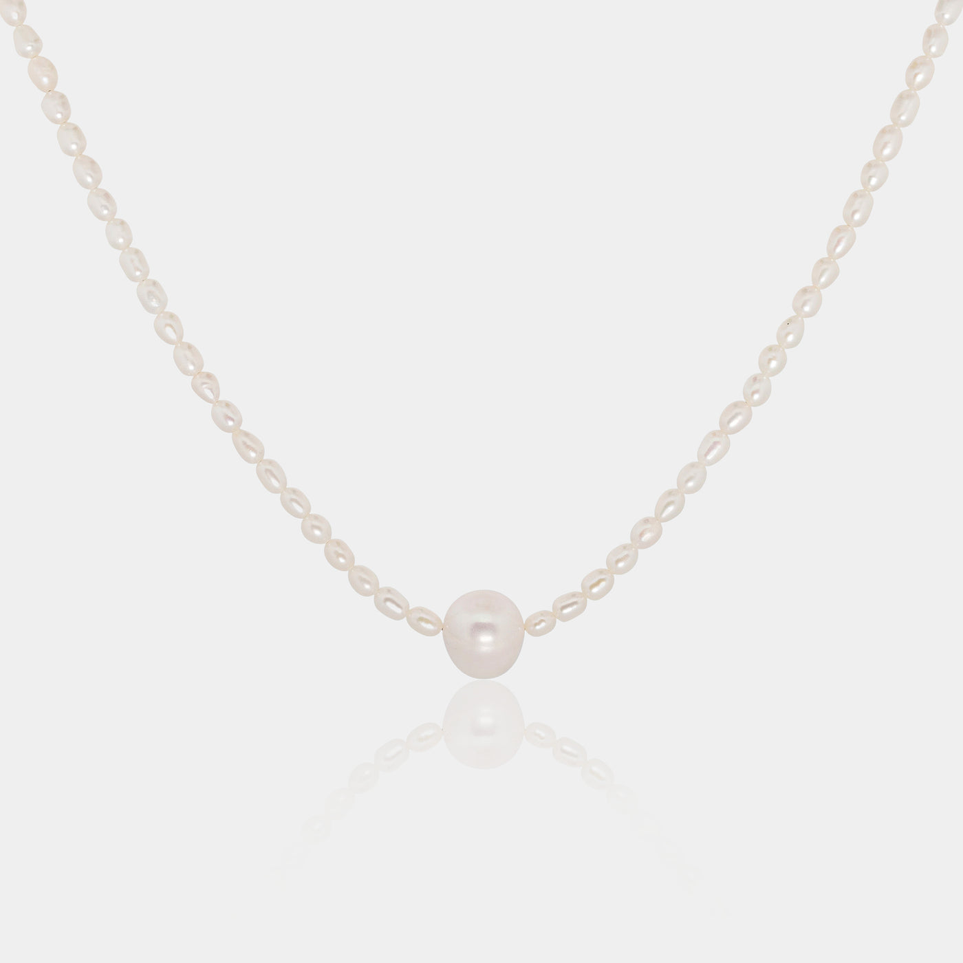 one-of-a-kind freshwater pearl centerpiece and luxurious 14k Gold-Filled findings pearl necklace