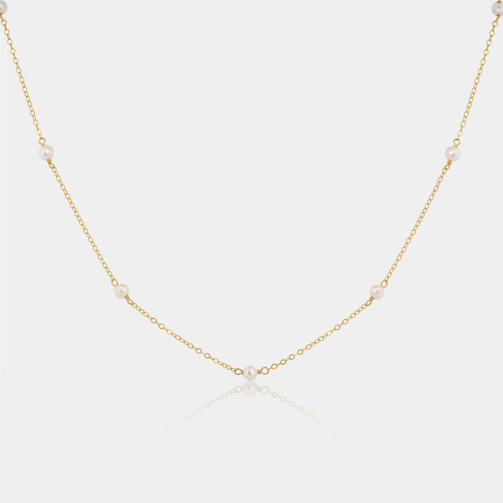 Pearl Satellite Necklace