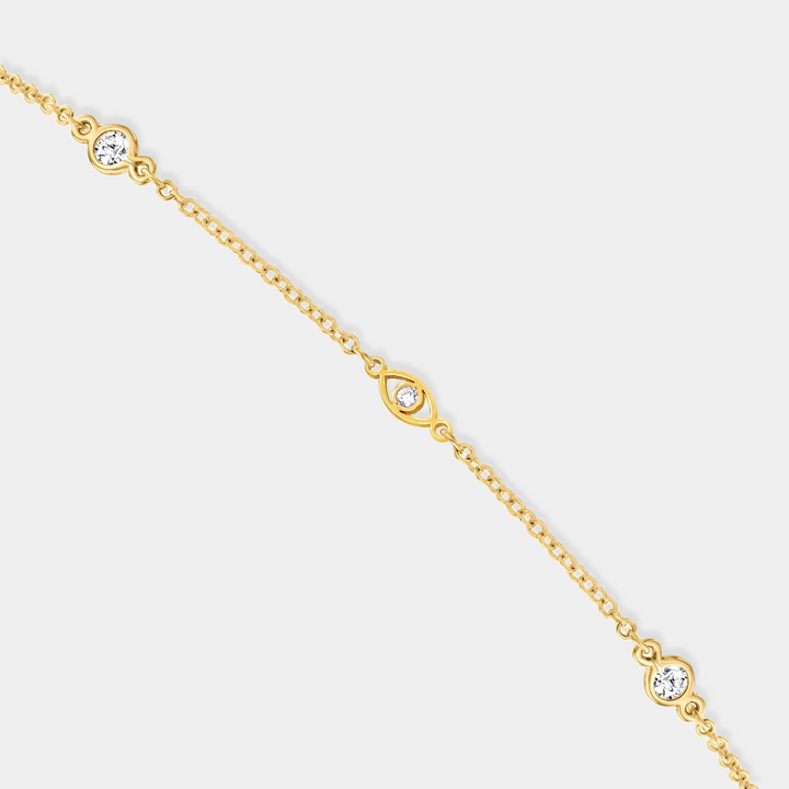 All Eyes on Me CZ Hand Chain
