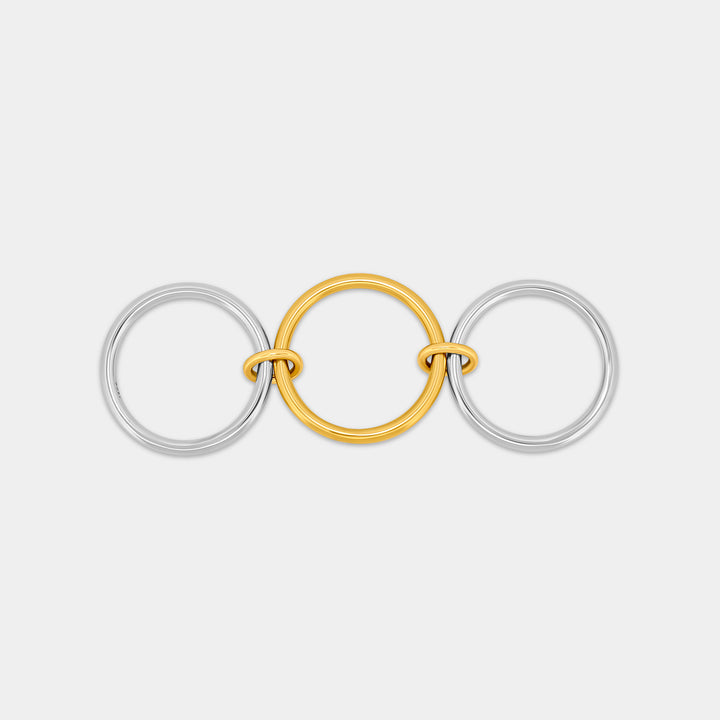 Two Tone Linked Ring