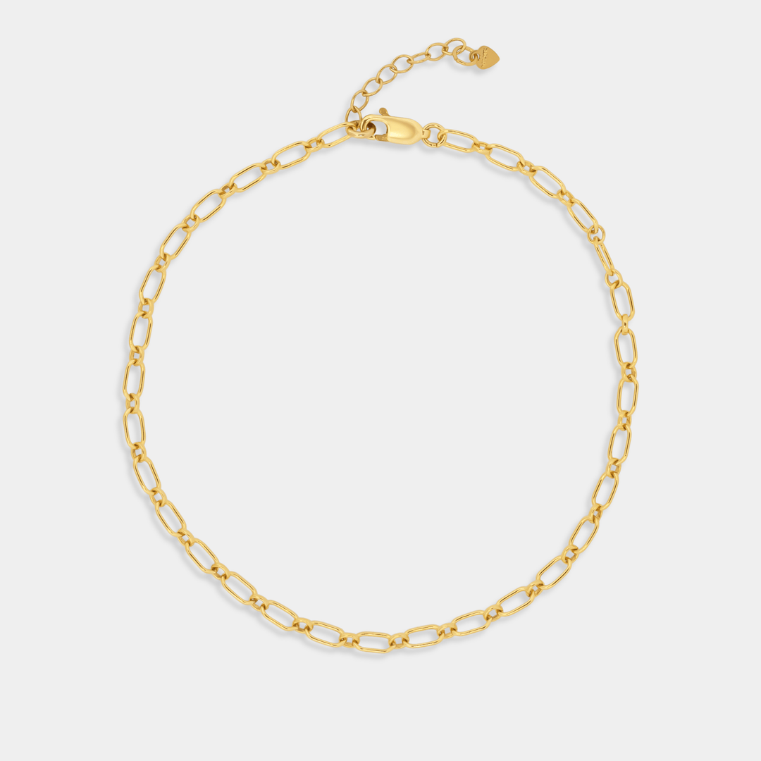 14K Gold Filled Anklets Emma Anklet LINK'D THE LABEL