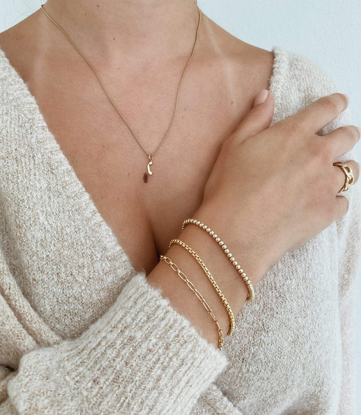 14K Gold Filled Bracelets Celine Bracelet LINK'D THE LABEL