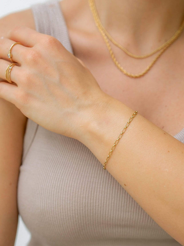 14K Gold Filled Bracelets Emma Bracelet LINK'D THE LABEL