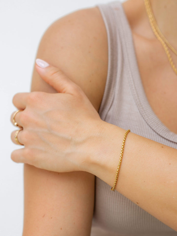 14K Gold Filled Bracelets Juliette Bracelet LINK'D THE LABEL