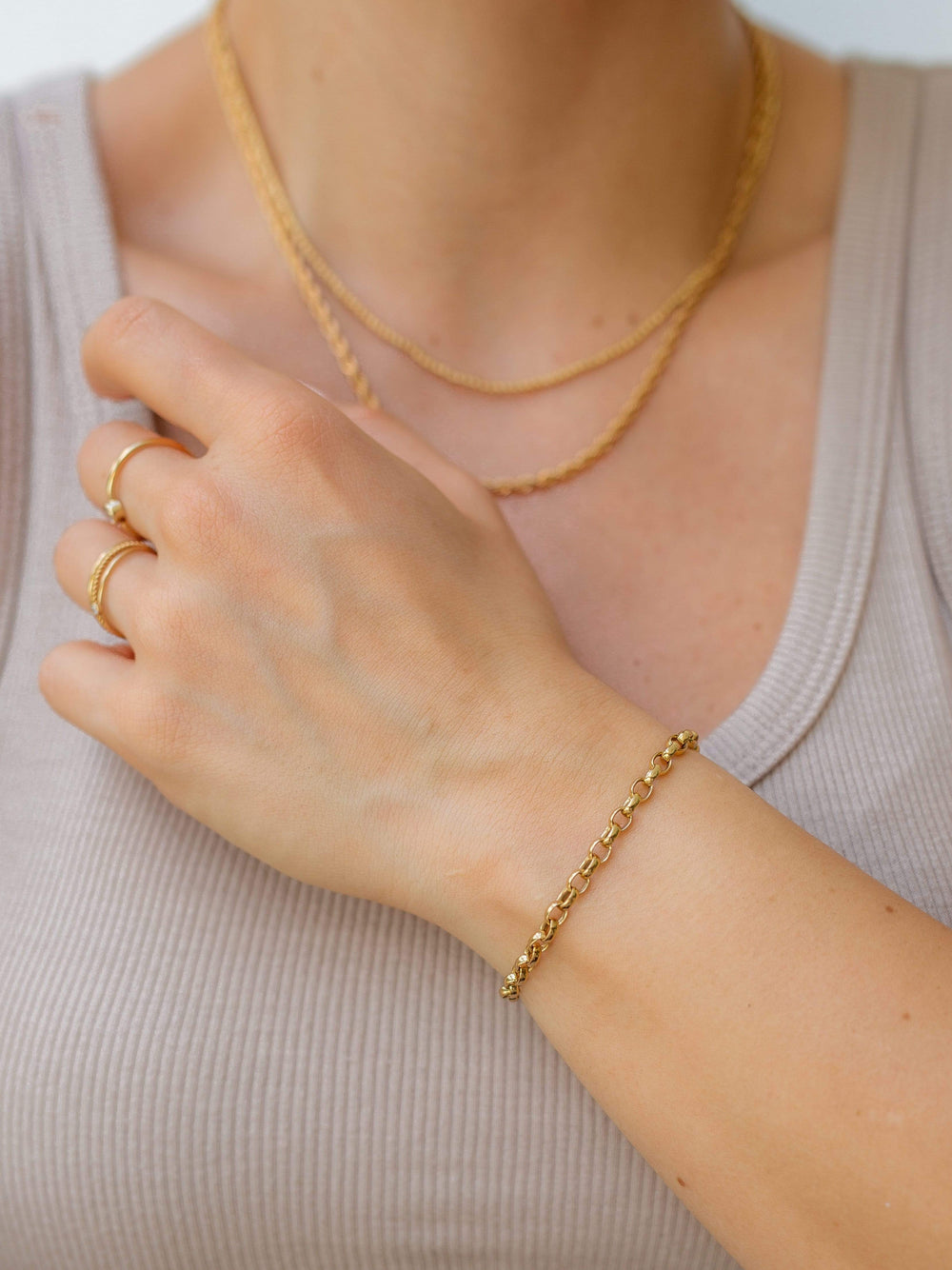 14K Gold Filled Bracelets Talia Bracelet LINK'D THE LABEL