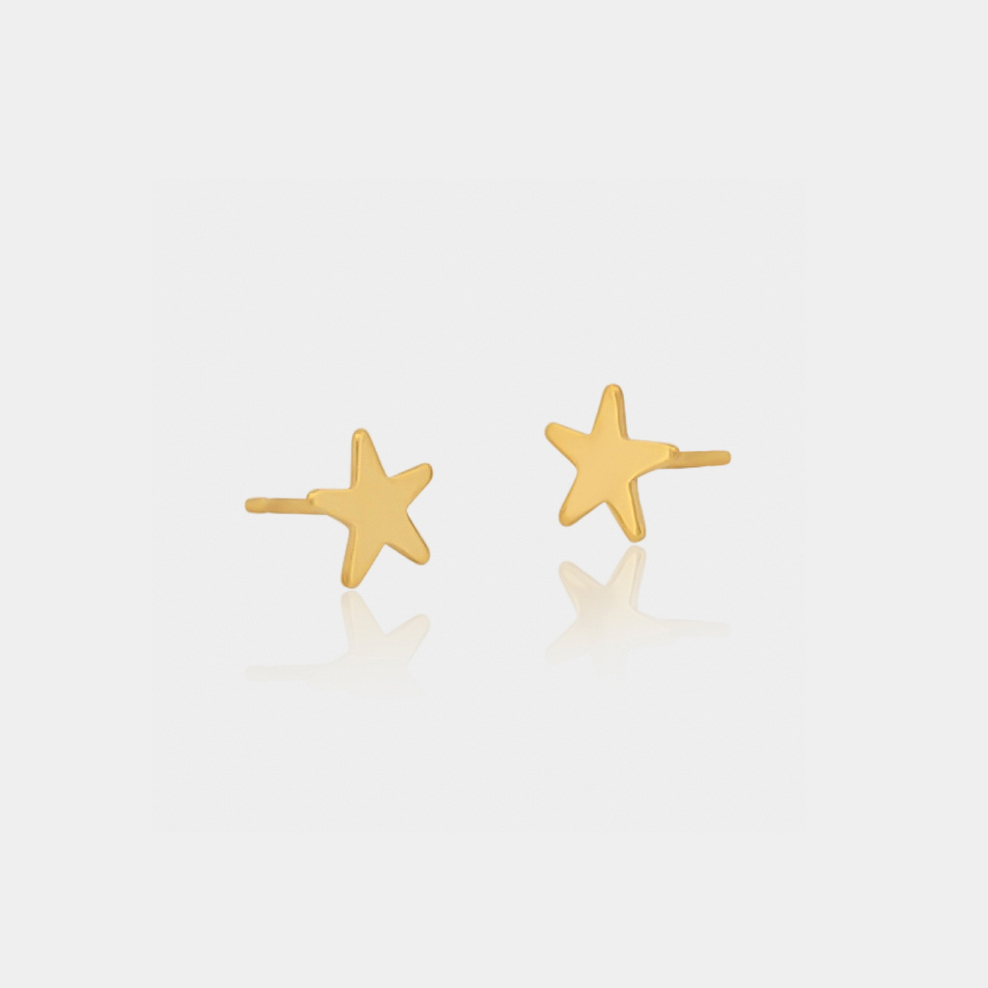 14K Gold Filled Earrings Star Studs LINK'D THE LABEL