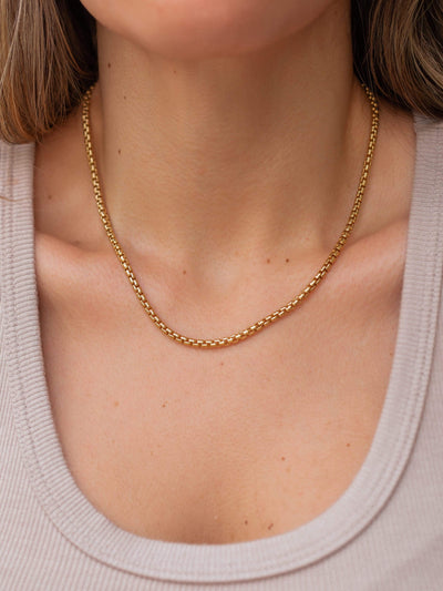 14K Gold Filled Necklaces Celine Necklace LINK'D THE LABEL