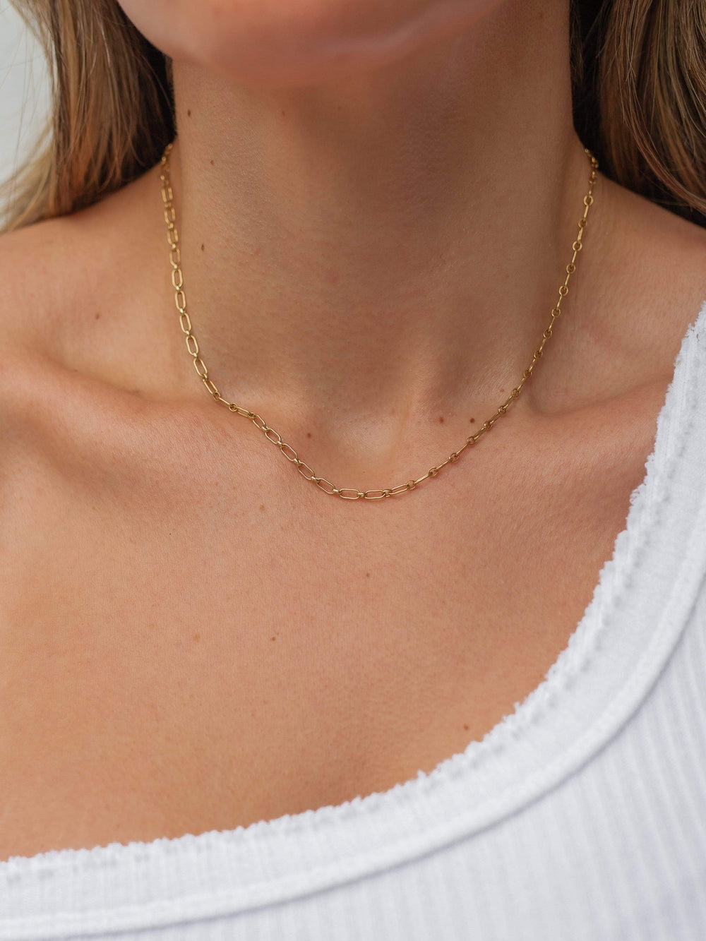 14K Gold Filled Necklaces Emma Necklace LINK'D THE LABEL