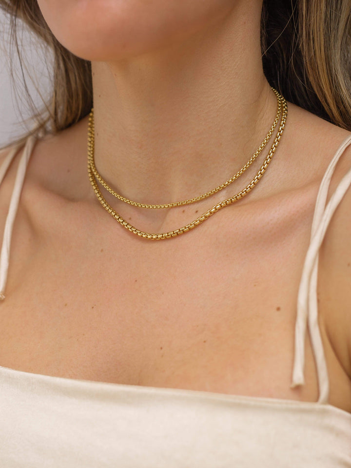 14K Gold Filled Necklaces Juliette Necklace LINK'D THE LABEL