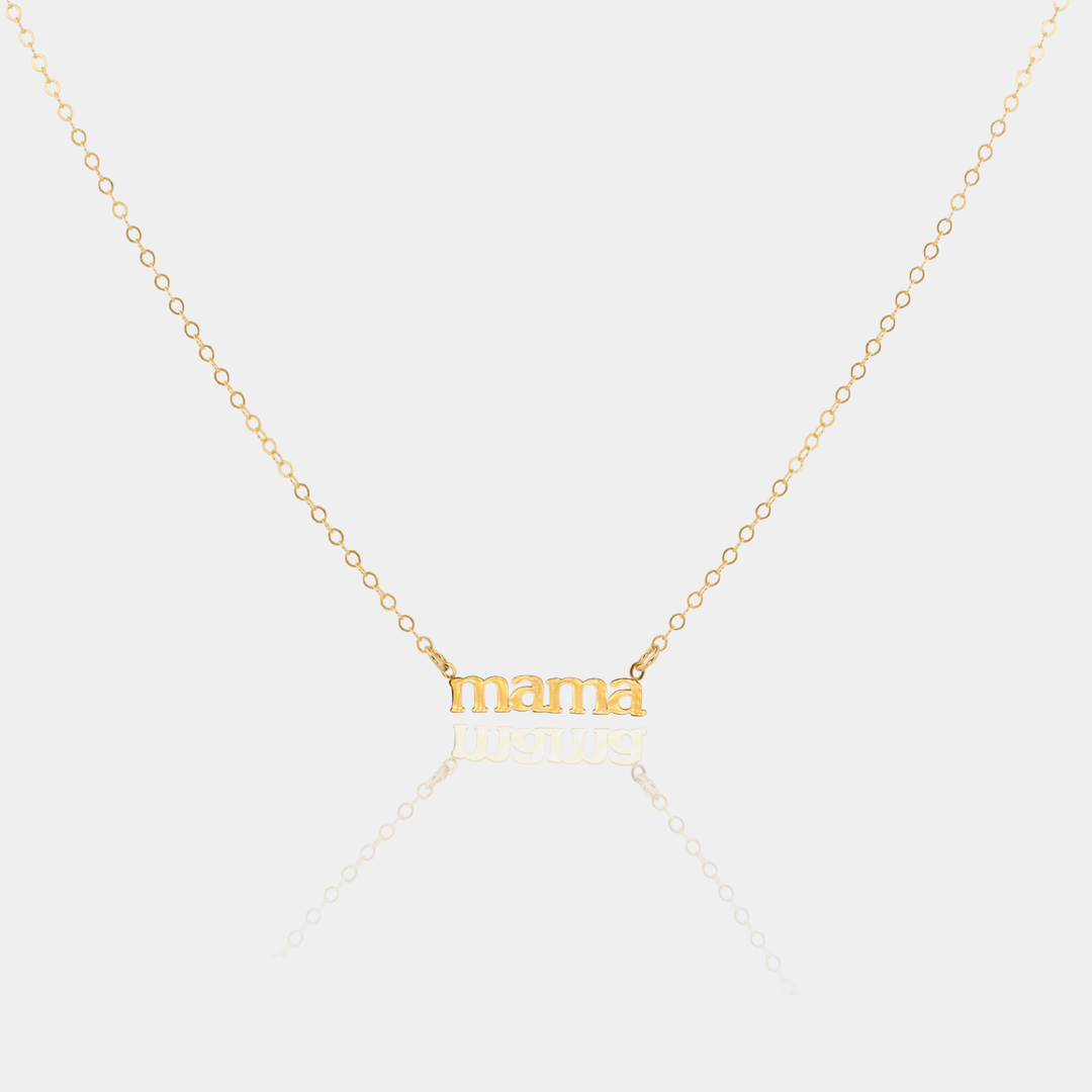 14K Gold Filled Necklaces Mama Necklace LINK'D THE LABEL