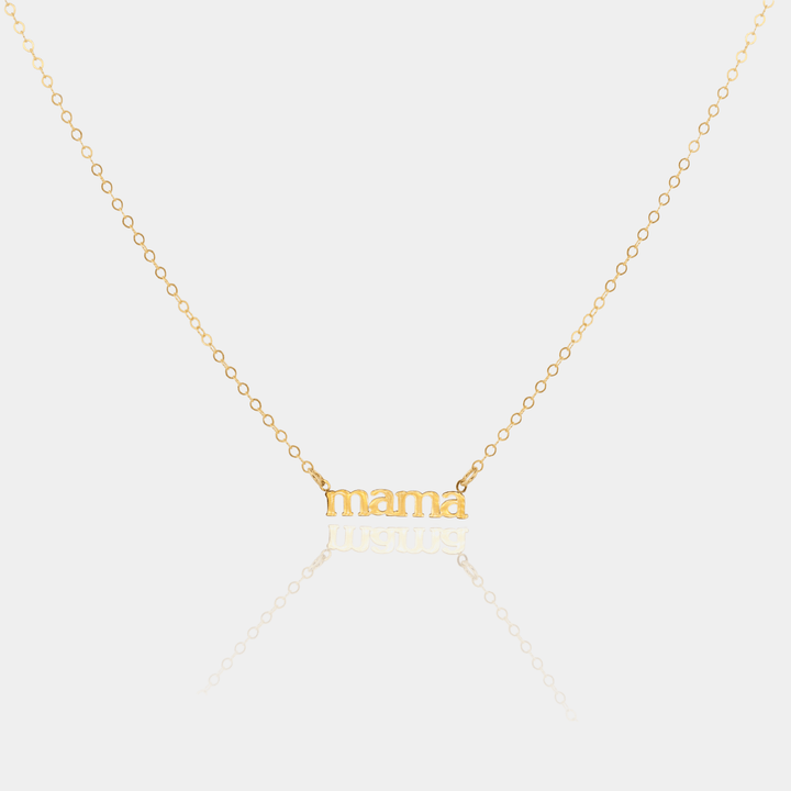 14K Gold Filled Necklaces Mama Necklace LINK'D THE LABEL
