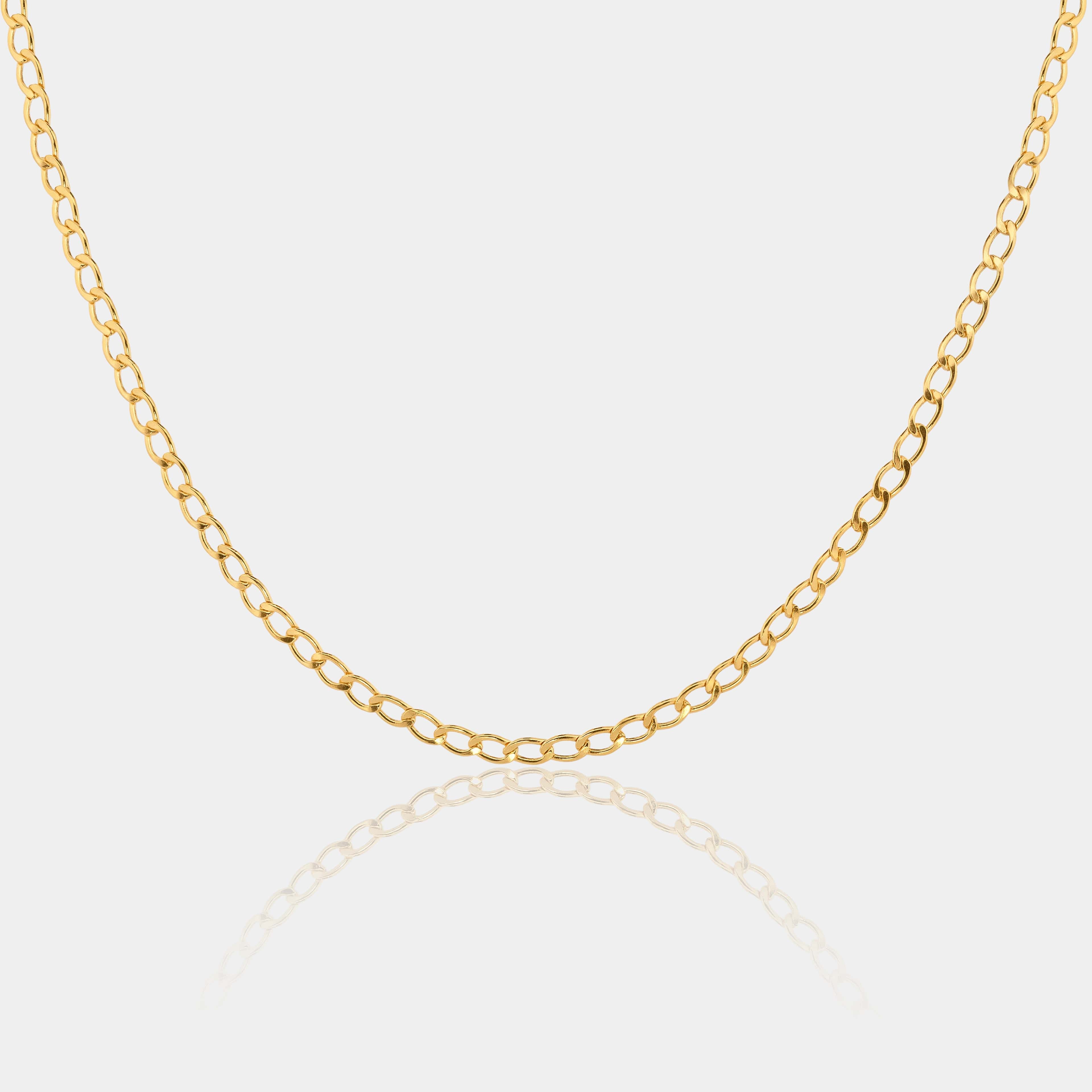 本日限定価格　HENSON CURB LINK NECKLACE Round Curb Link Chain — Henson and Gold