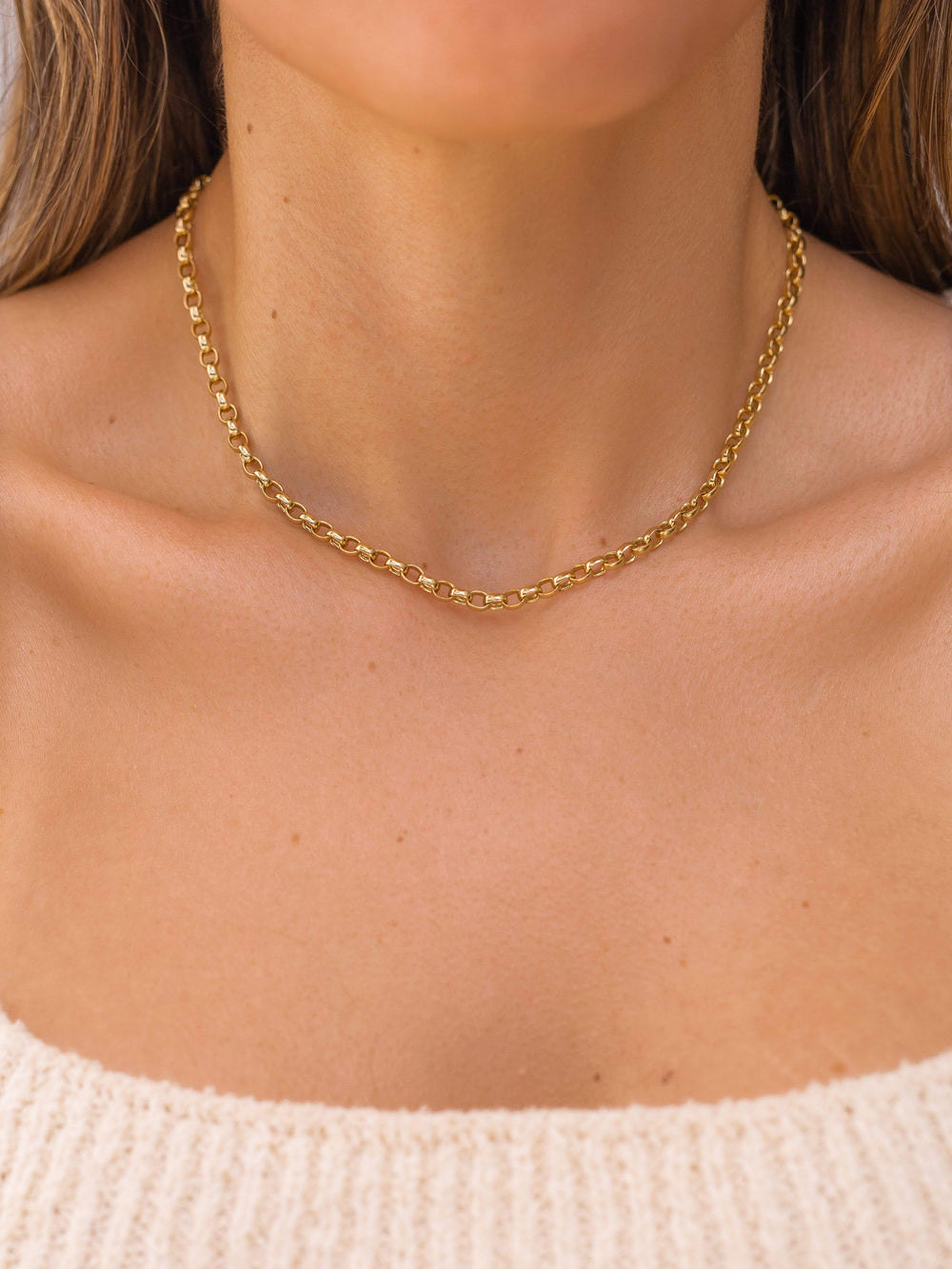 14K Gold Filled Necklaces Talia Necklace LINK'D THE LABEL