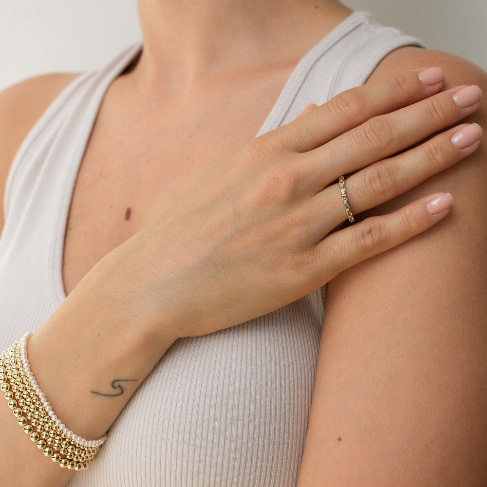 Dainty Cubic Zirconia Band Ring