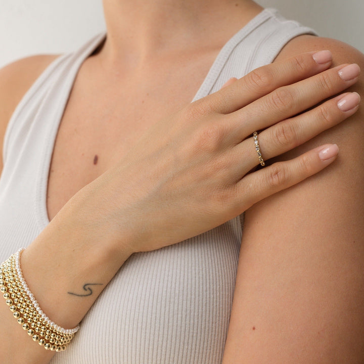 Dainty Cubic Zirconia Band Ring