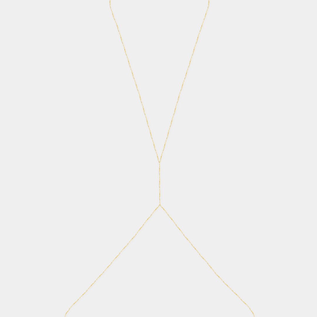 14K Gold Filled Body Jewelry Tara Body Chain LINK'D THE LABEL