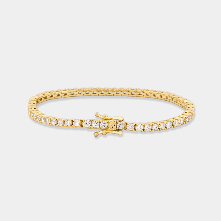 14K Gold Filled Bracelets Reese Tennis Bracelet LINK'D THE LABEL