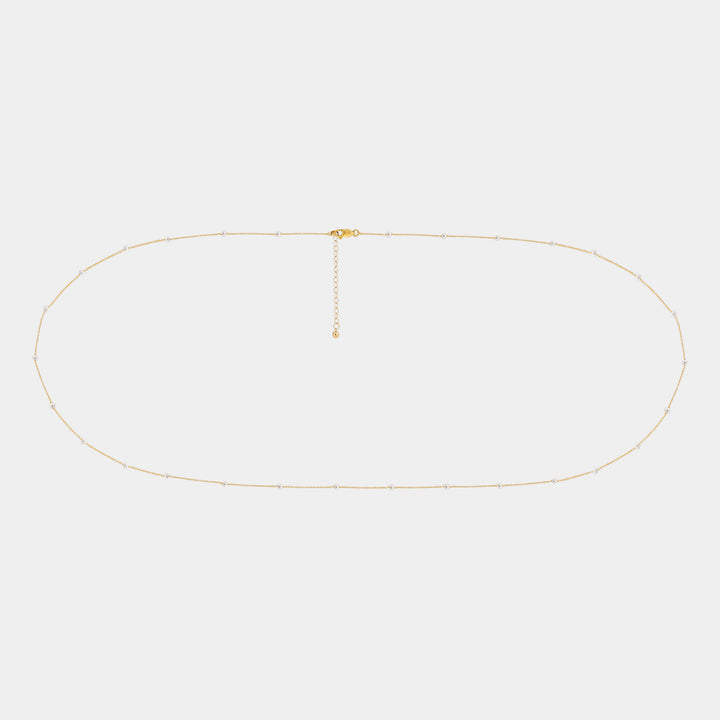 14K Gold Filled Carajillo Pearl Belly Chain LINK'D THE LABEL