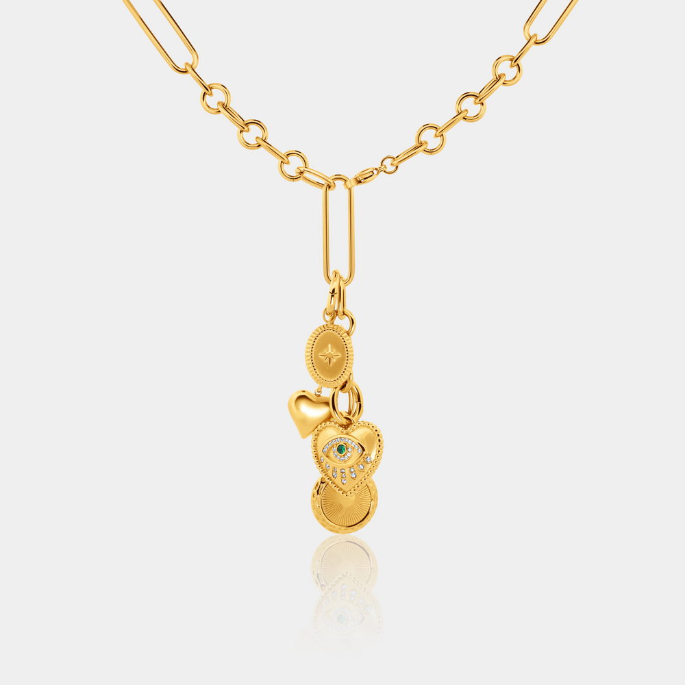 14K Gold Filled Chunky Drop Link Chain LINK'D THE LABEL