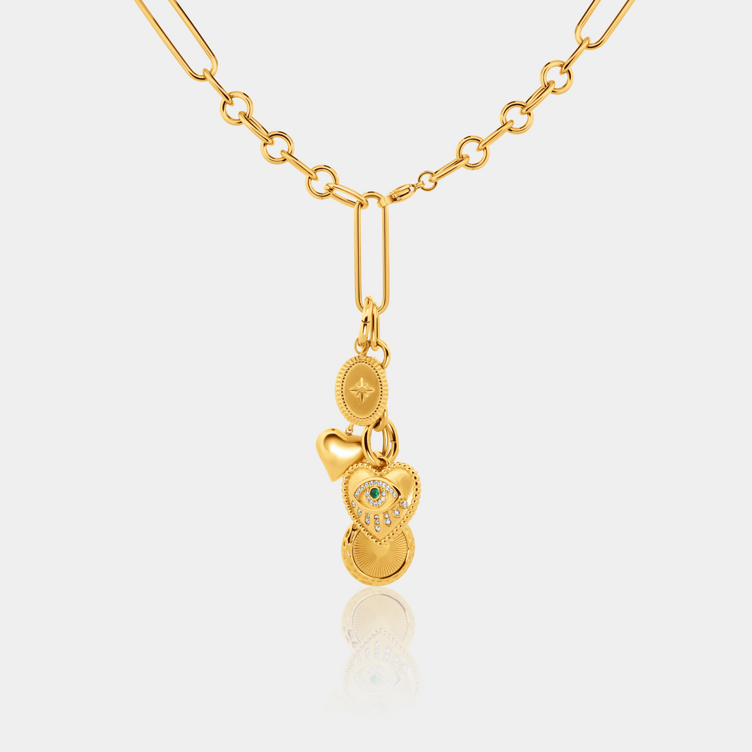 14K Gold Filled Chunky Drop Link Chain LINK'D THE LABEL