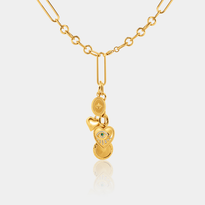 14K Gold Filled Chunky Drop Link Chain LINK'D THE LABEL