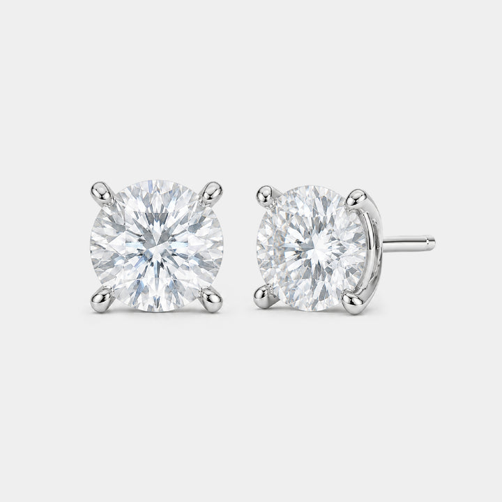 14K Gold Filled Earrings Classic Martini Moissanite Stud Earrings LINK'D THE LABEL