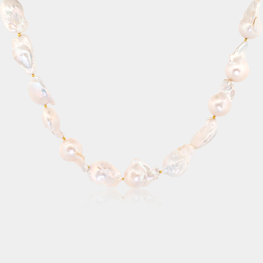 Isla Baroque Pearl Necklace | Freshwater Pearl | LINK'D – LINK'D