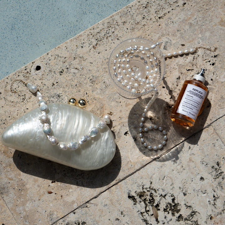 14K Gold Filled Isla Baroque Pearl Necklace LINK'D THE LABEL