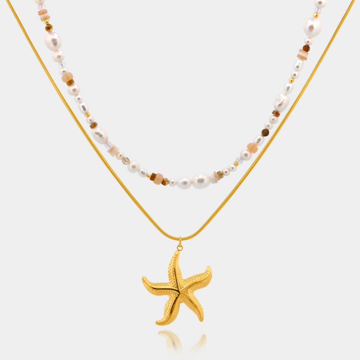 14K Gold Filled Manana Necklace Stack LINK'D THE LABEL