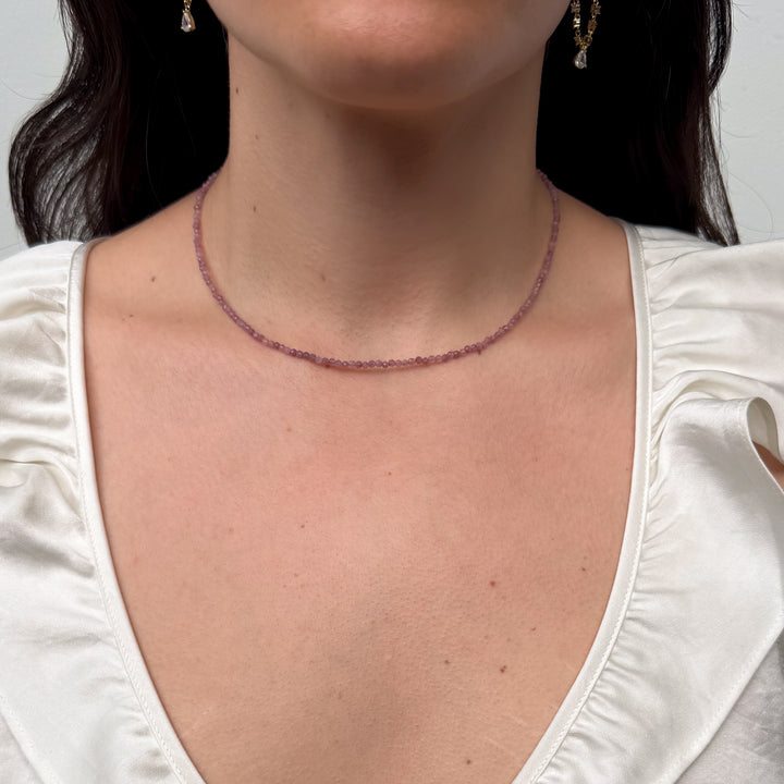14K Gold Filled Necklaces Fiore Tourmaline Necklace LINK'D THE LABEL