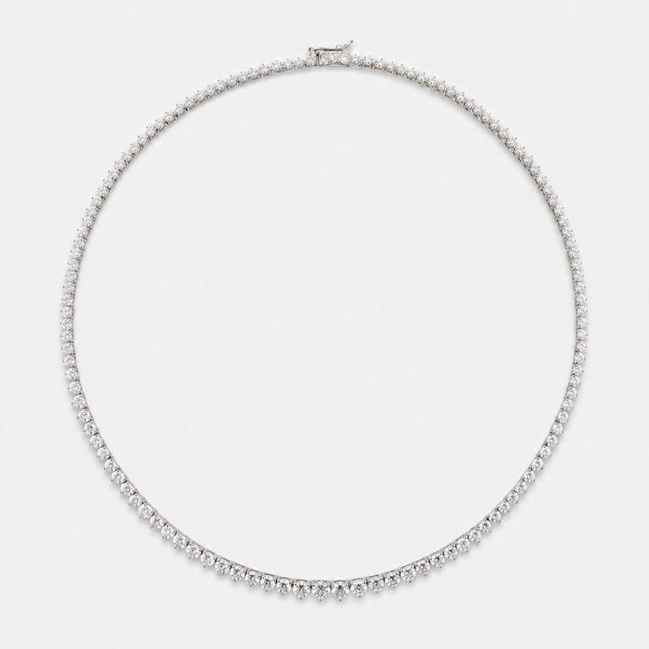 14K Gold Filled Necklaces Graduated Tennis Necklace LINK'D THE LABEL