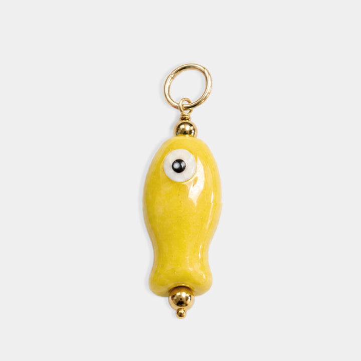 14K Gold Filled Necklaces Honeydew Fish Charm Necklace LINK'D THE LABEL