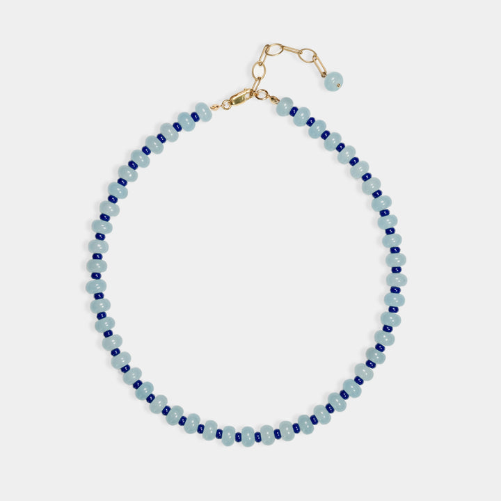 14K Gold Filled Necklaces Onda Bead Necklace LINK'D THE LABEL