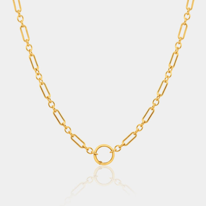 14K Gold Filled Necklaces Palmer Chain Necklace LINK'D THE LABEL