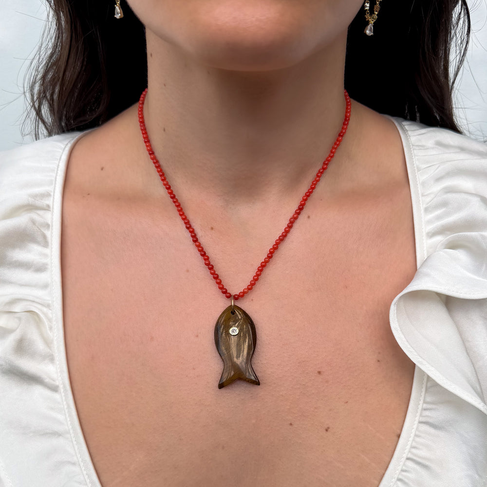 14K Gold Filled Necklaces Pesce d'Oro Necklace LINK'D THE LABEL