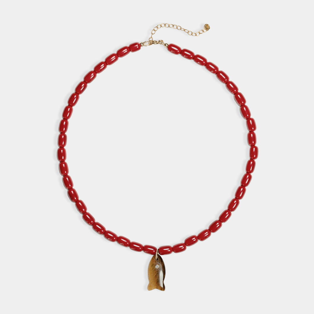 14K Gold Filled Necklaces Pez Charm Necklace LINK'D THE LABEL