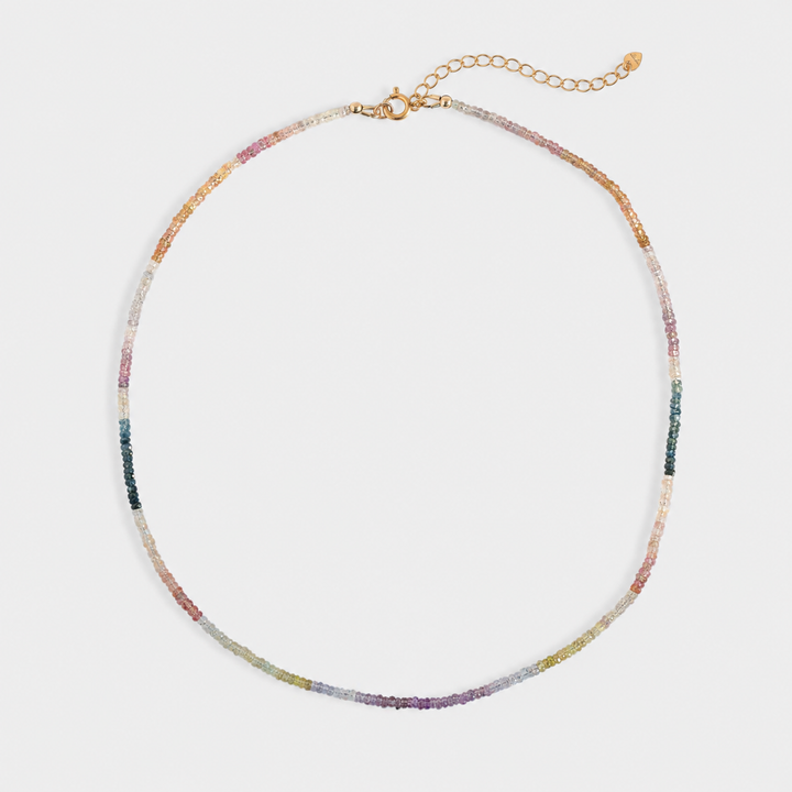 14K Gold Filled Necklaces Sfumato Sapphire Necklace LINK'D THE LABEL