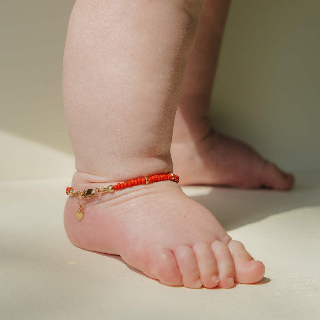 14K Gold Filled Protectora Baby Bracelet/Anklet LINK'D THE LABEL