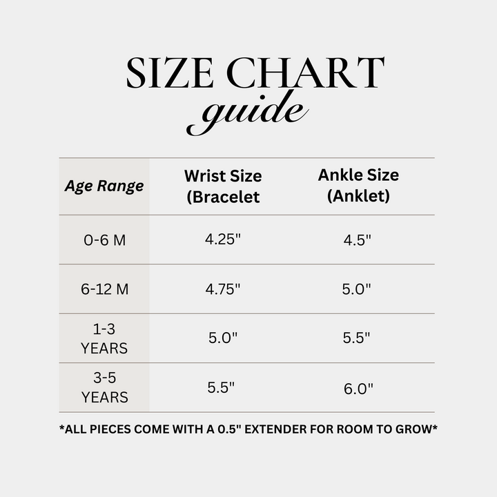 14K Gold Filled Protectora Baby Bracelet/Anklet LINK'D THE LABEL