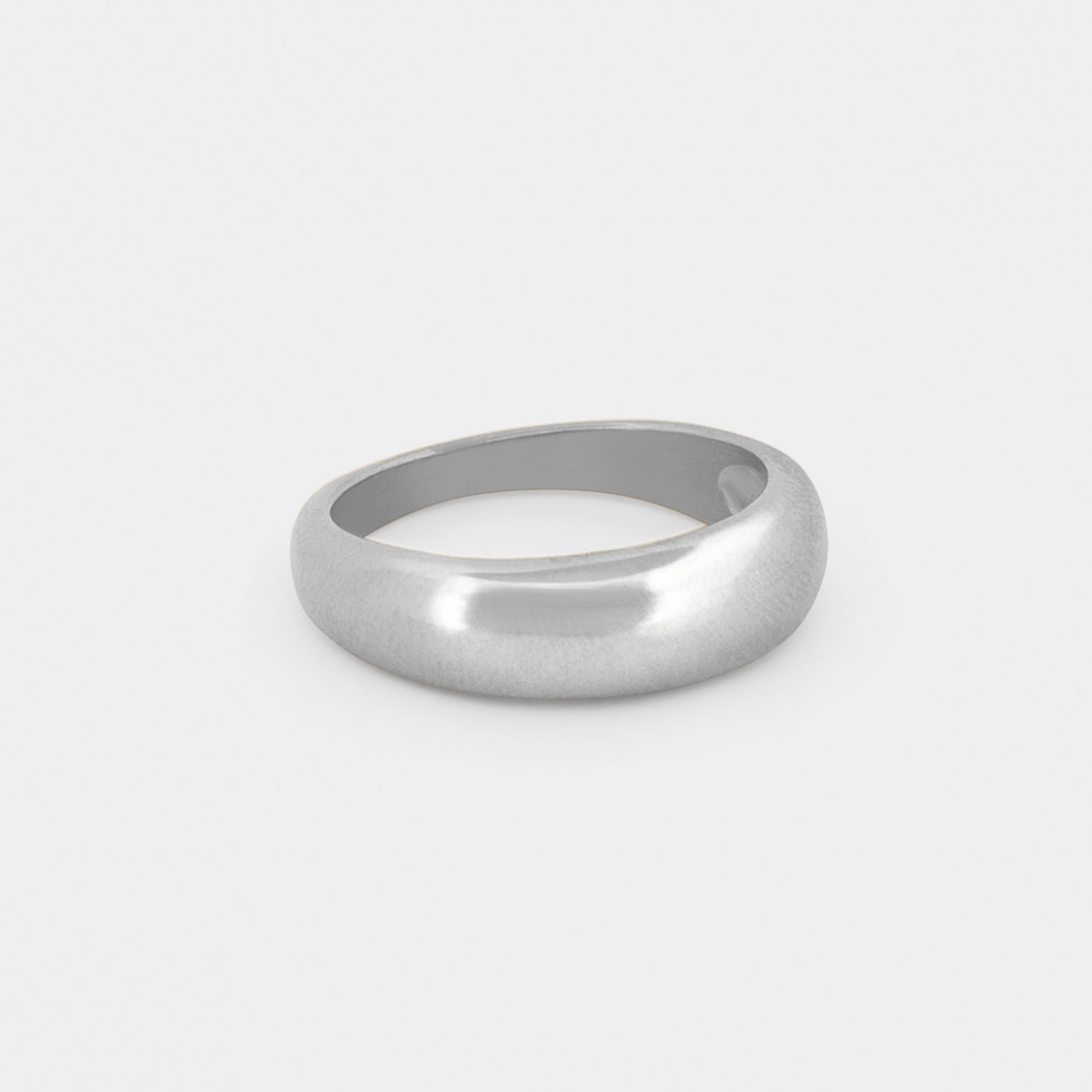 Stackable Dome Rings | Gold Double Dome Rings – LINK'D THE LABEL