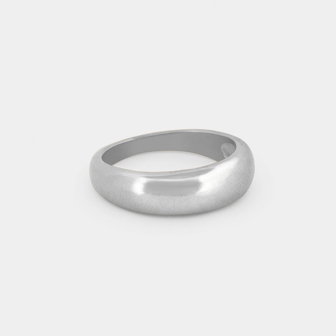 14K Gold Filled Rings Stackable Dome Ring LINK'D THE LABEL