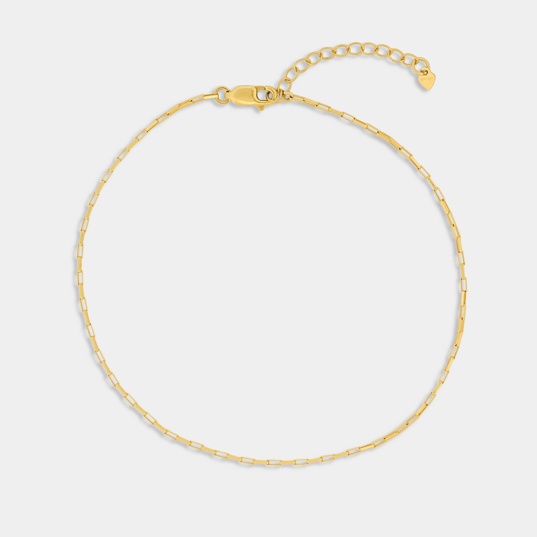 14K Gold Filled Tara Anklet LINK'D THE LABEL