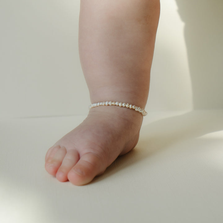 14K Gold Filled Tiny Treasure Baby Bracelet/Anklet LINK'D THE LABEL
