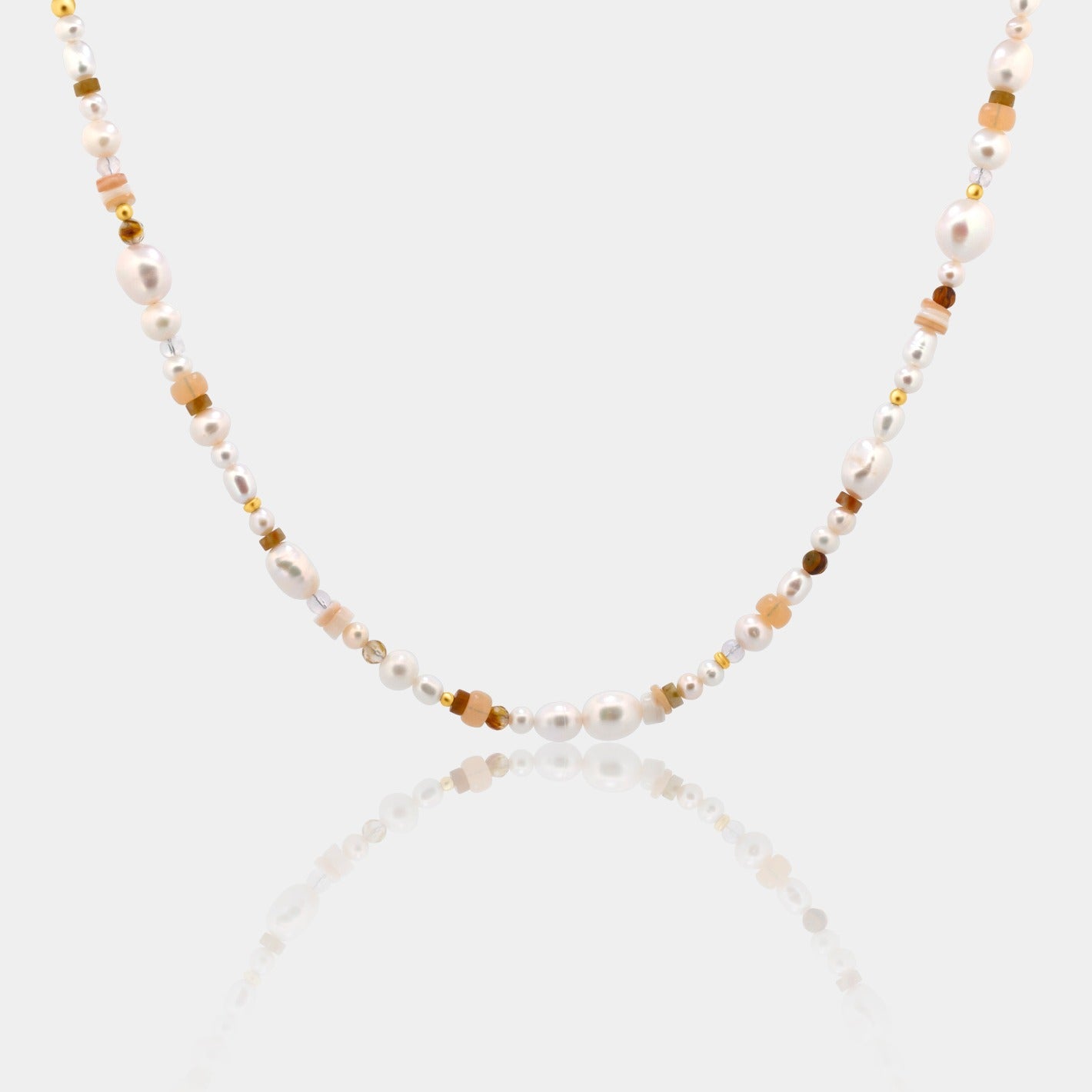 Mixed Freshwater Pearl Necklace – LINK'D THE LABEL