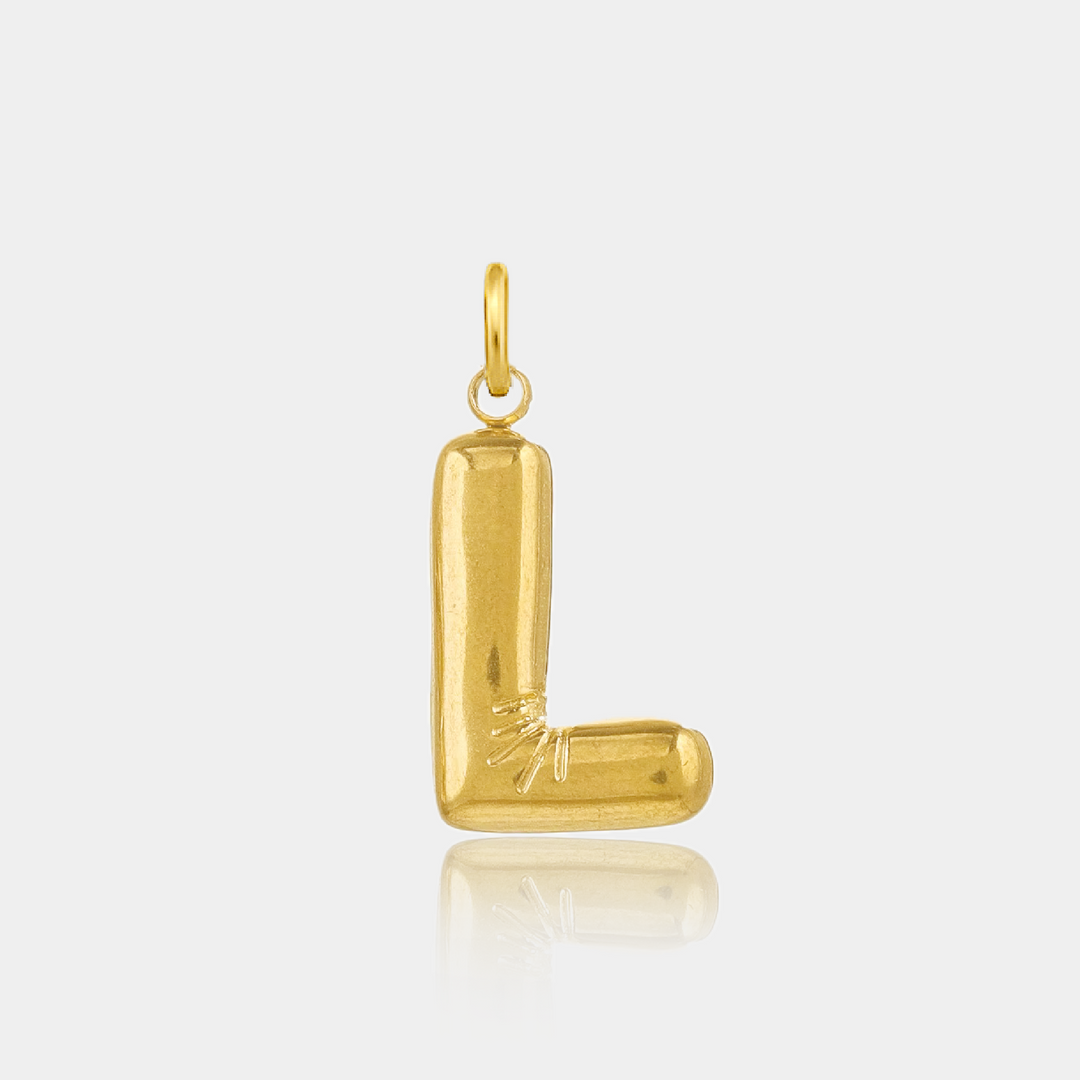 Jumbo Bubble Letter Charm