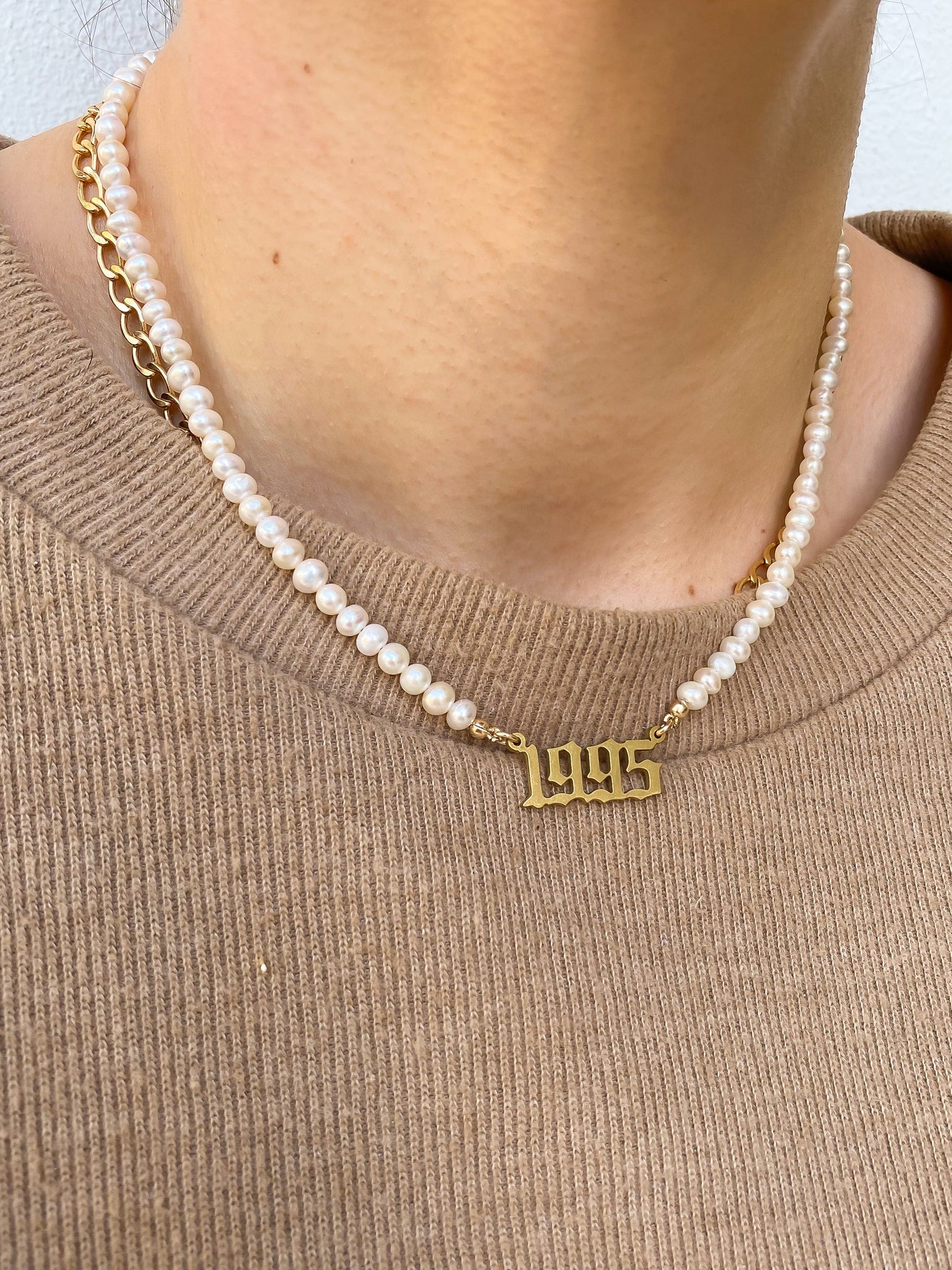 14K Gold Filled Birth Year Necklace LINK'D THE LABEL