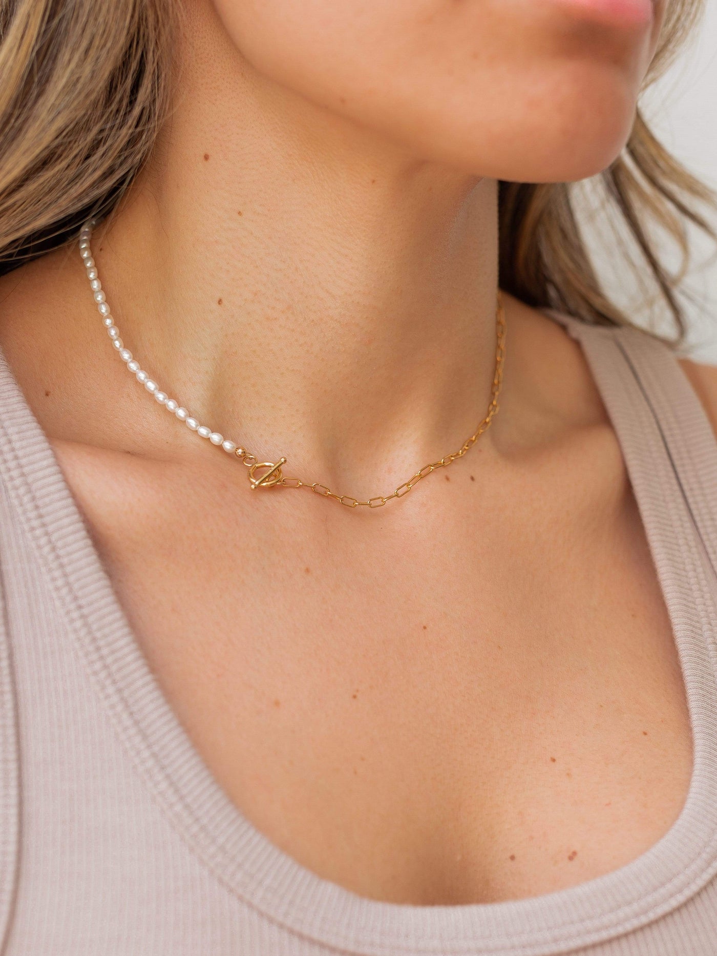 14K Gold Filled Necklaces Capri Necklace LINK'D THE LABEL