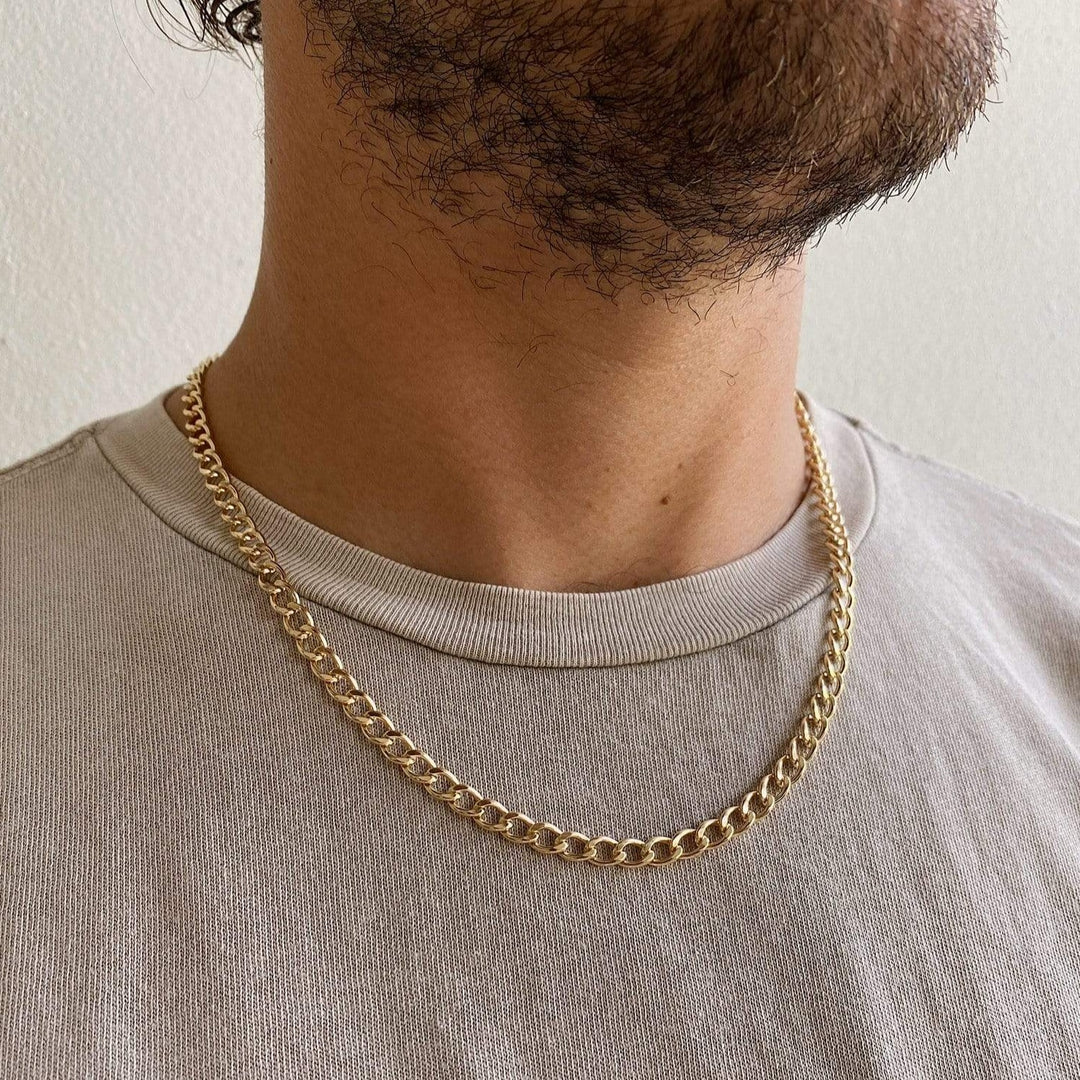 14k gold filled outlet Cuban link chain